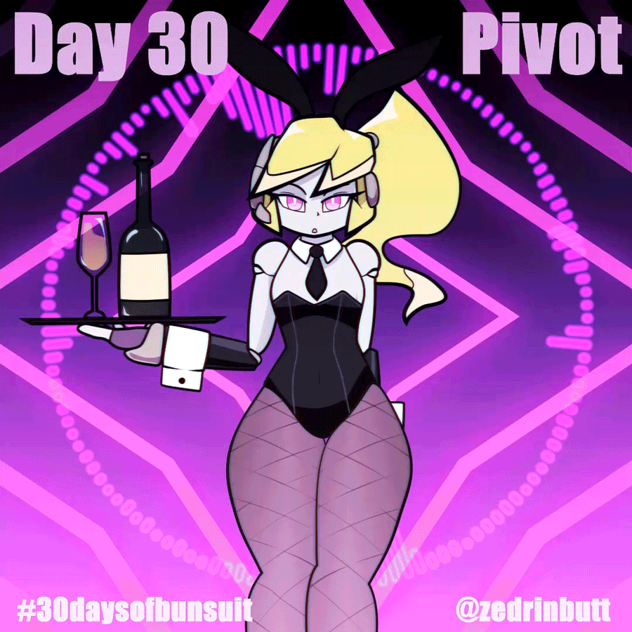 Хентай Большая жопа,Роботы,робо-девочка,pivot,танцы,bunsuit,Gif, rule34