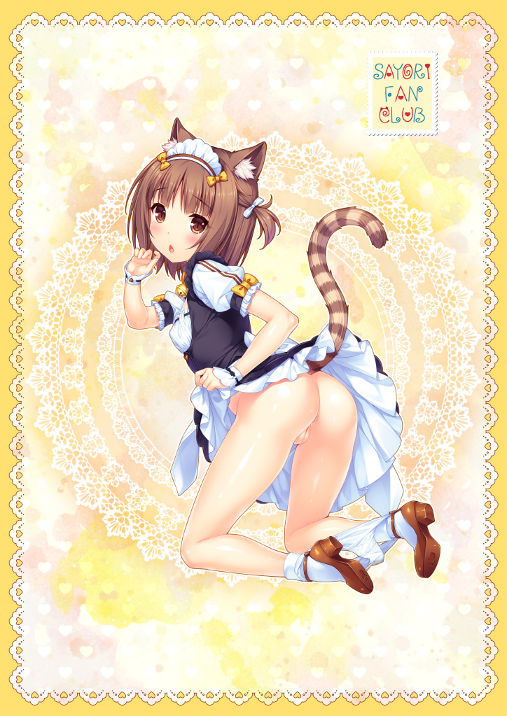 Хентай nekopara,короткая стрижка,кошкодевочки,в одежде,пизда,сука сисек не видно,горничные, rule34