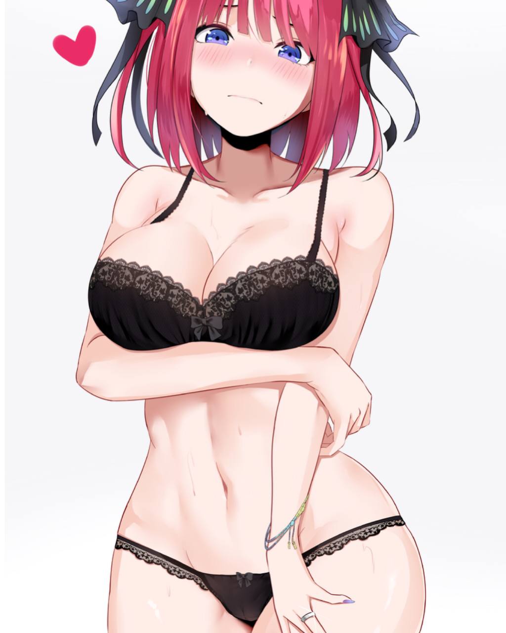 Хентай Аниме,Большие сиськи,пять невест,сука сисек не видно,нино,нижнее бельё, rule34