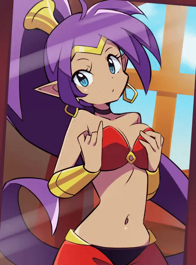 Хентай Большие сиськи,Gif,animated,shantae, rule34