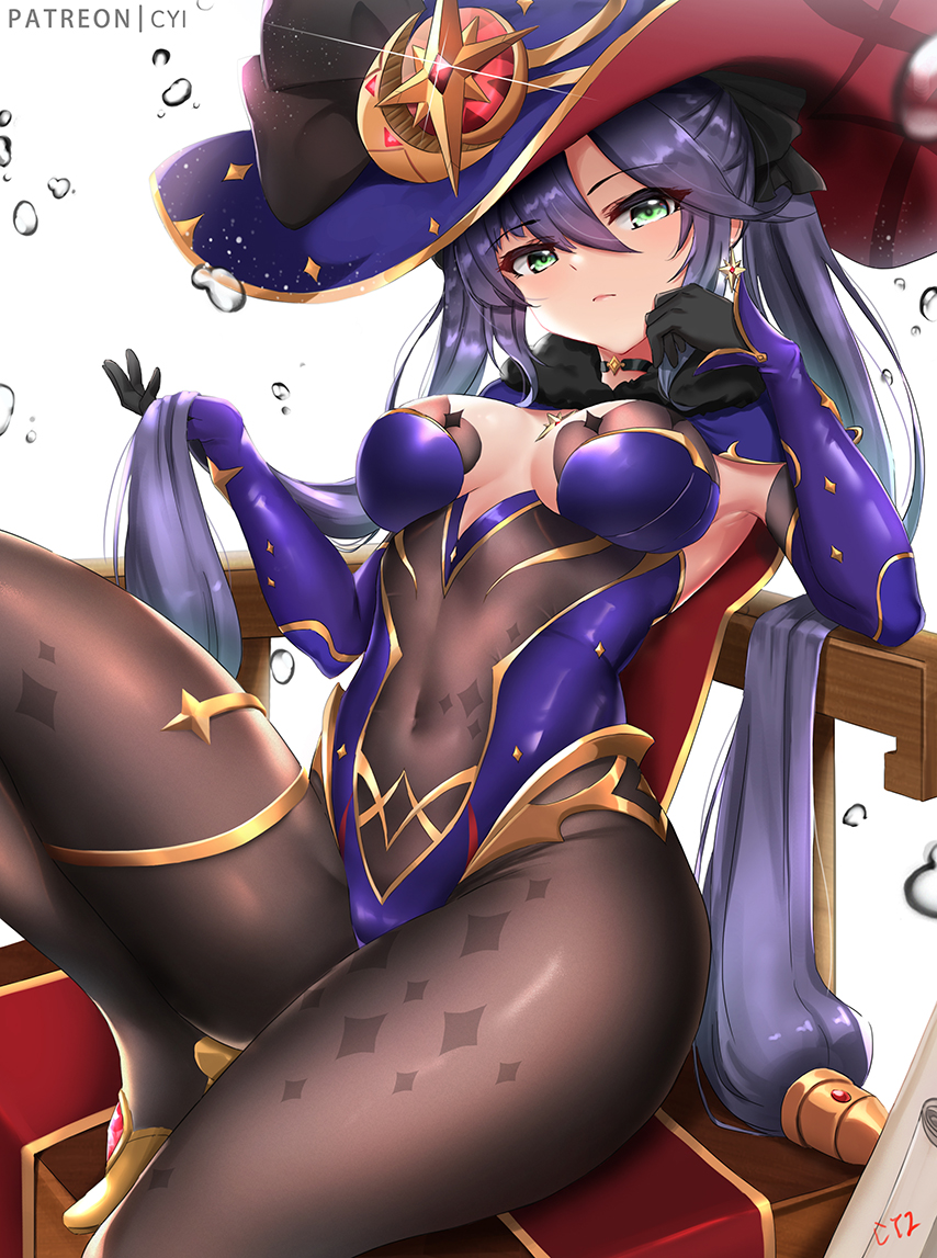 Хентай genshin impact,mona,Большая жопа,маленькие сиськи,в одежде, rule34