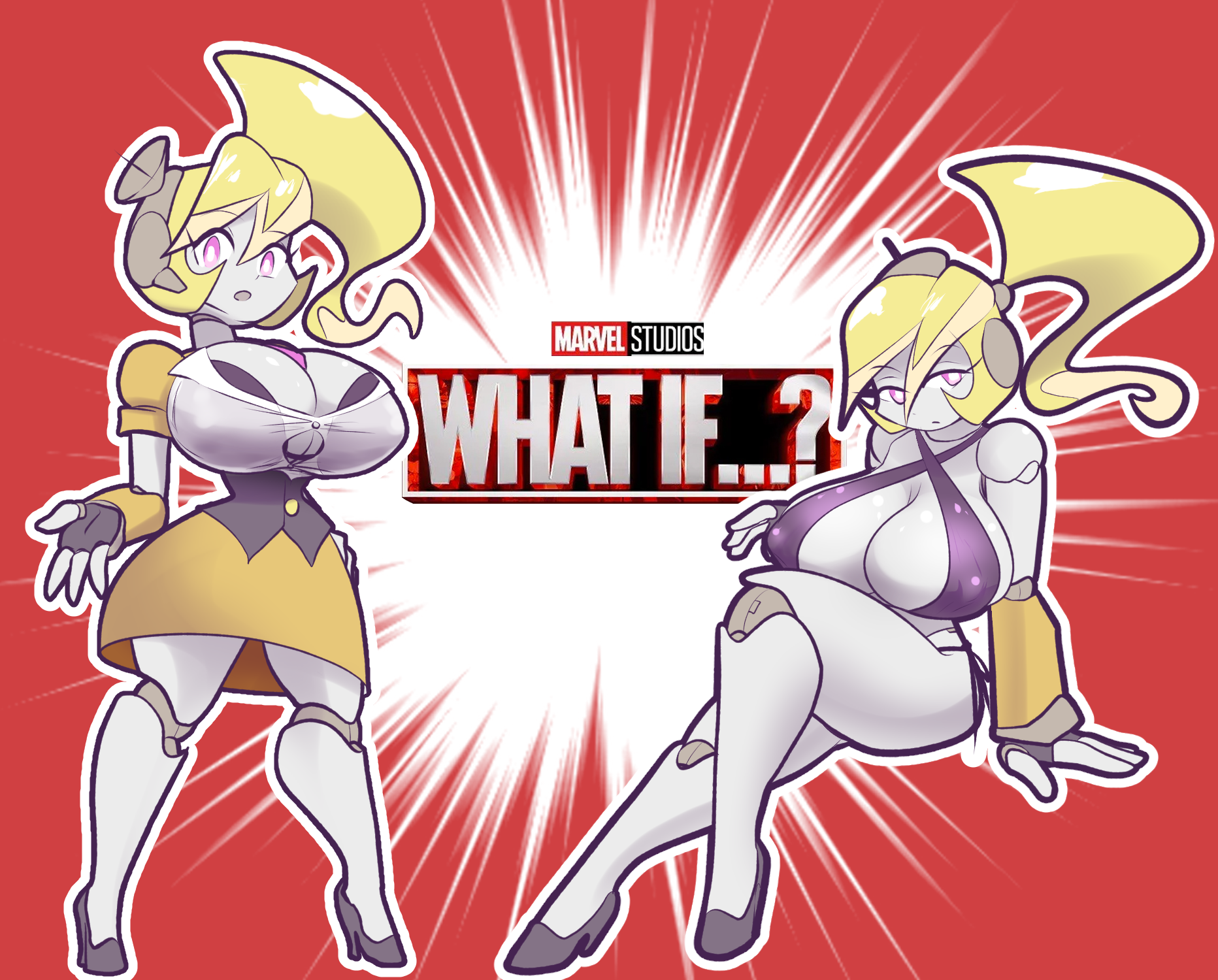 Хентай Большие сиськи,Роботы,Pv 02,робо-девочка,pivot,zedrin, rule34