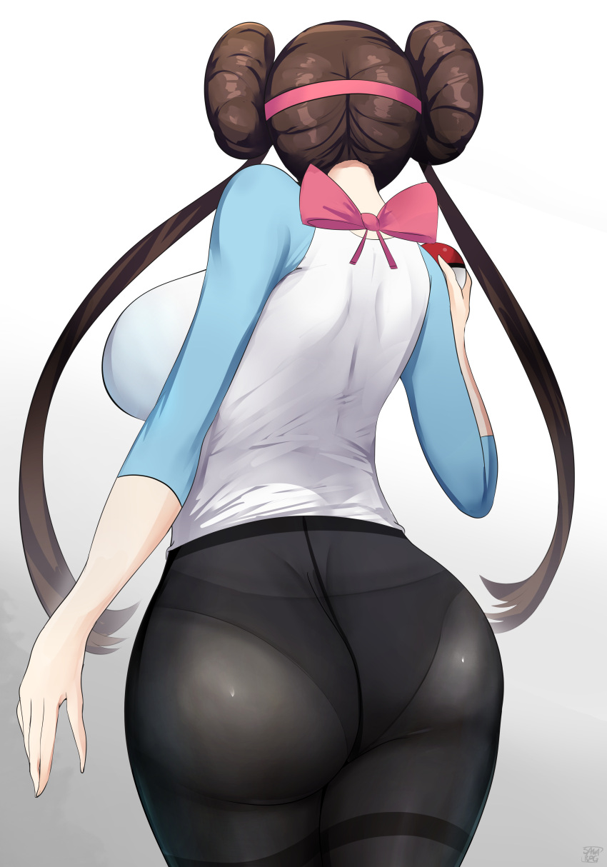 Хентай Большая жопа,вид сзади,в одежде,трусики,чулки,pokemon, rule34