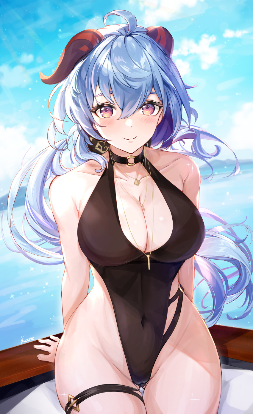 Хентай Большие сиськи,genshin impact,купальники,ganyu, rule34