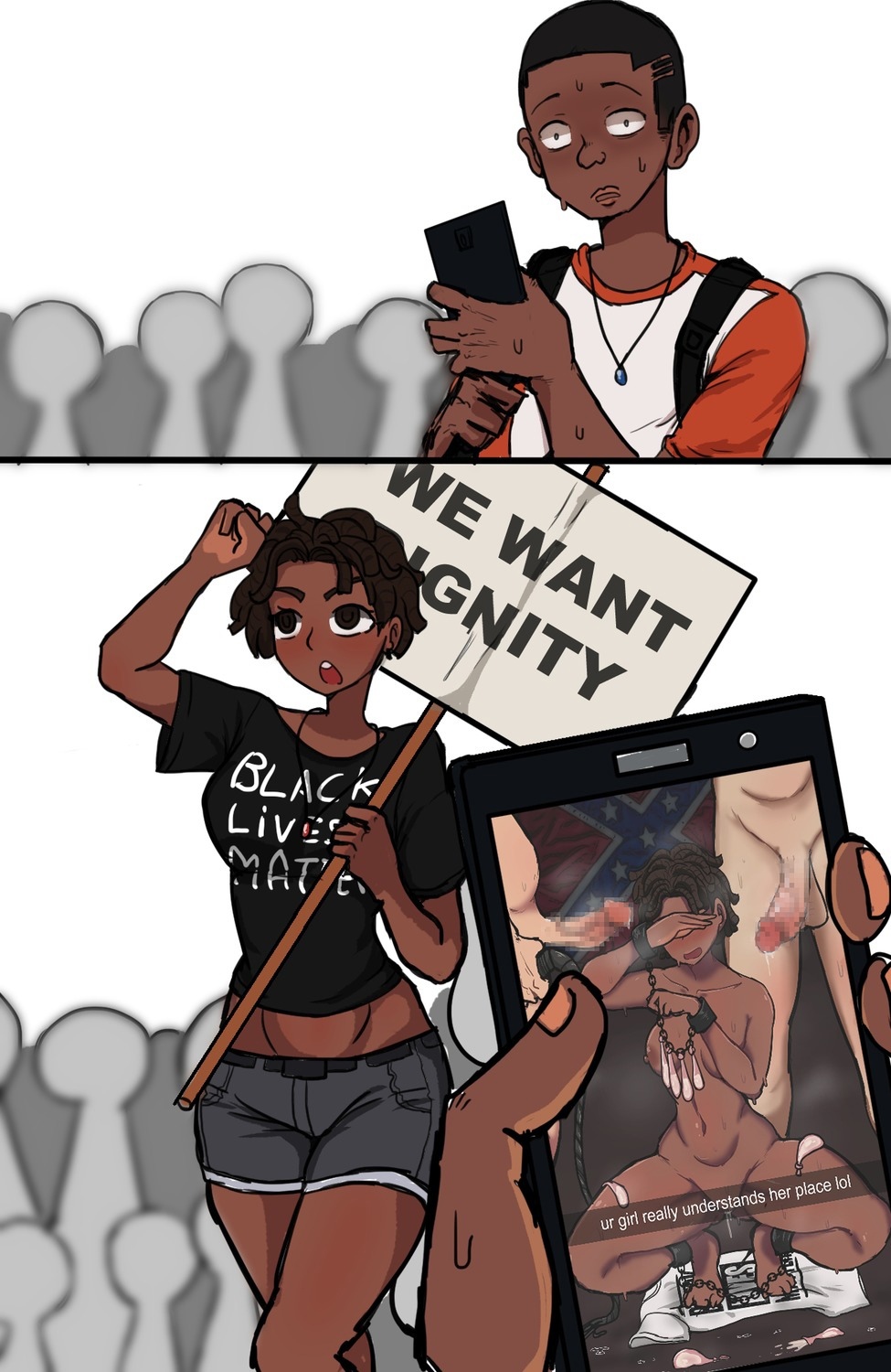 Хентай Большие сиськи,Сперма,большой член,изнасилование,black_lives_matter,рабыня, rule34