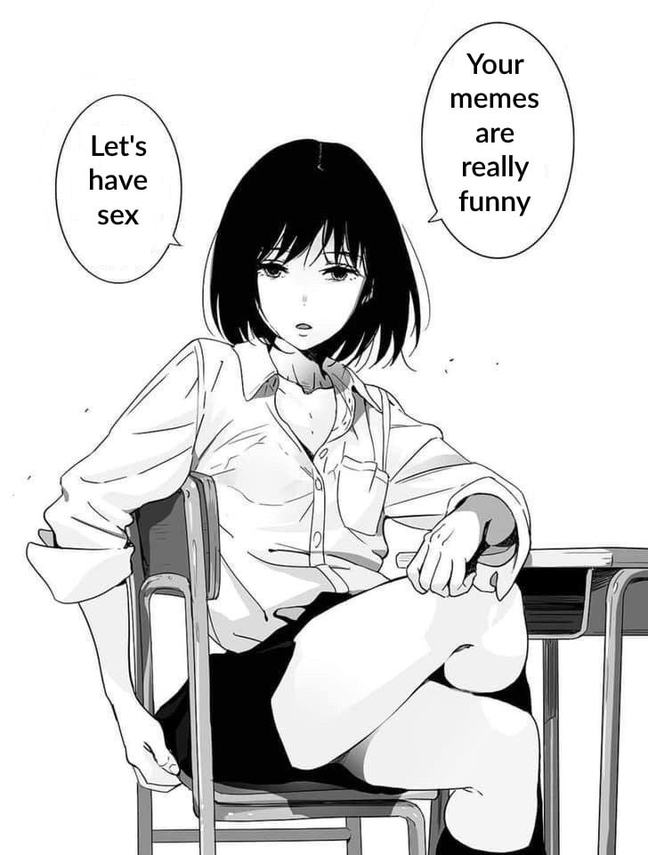 Хентай в одежде,короткая стрижка,черноволосые,чёрно-белое,мем, rule34