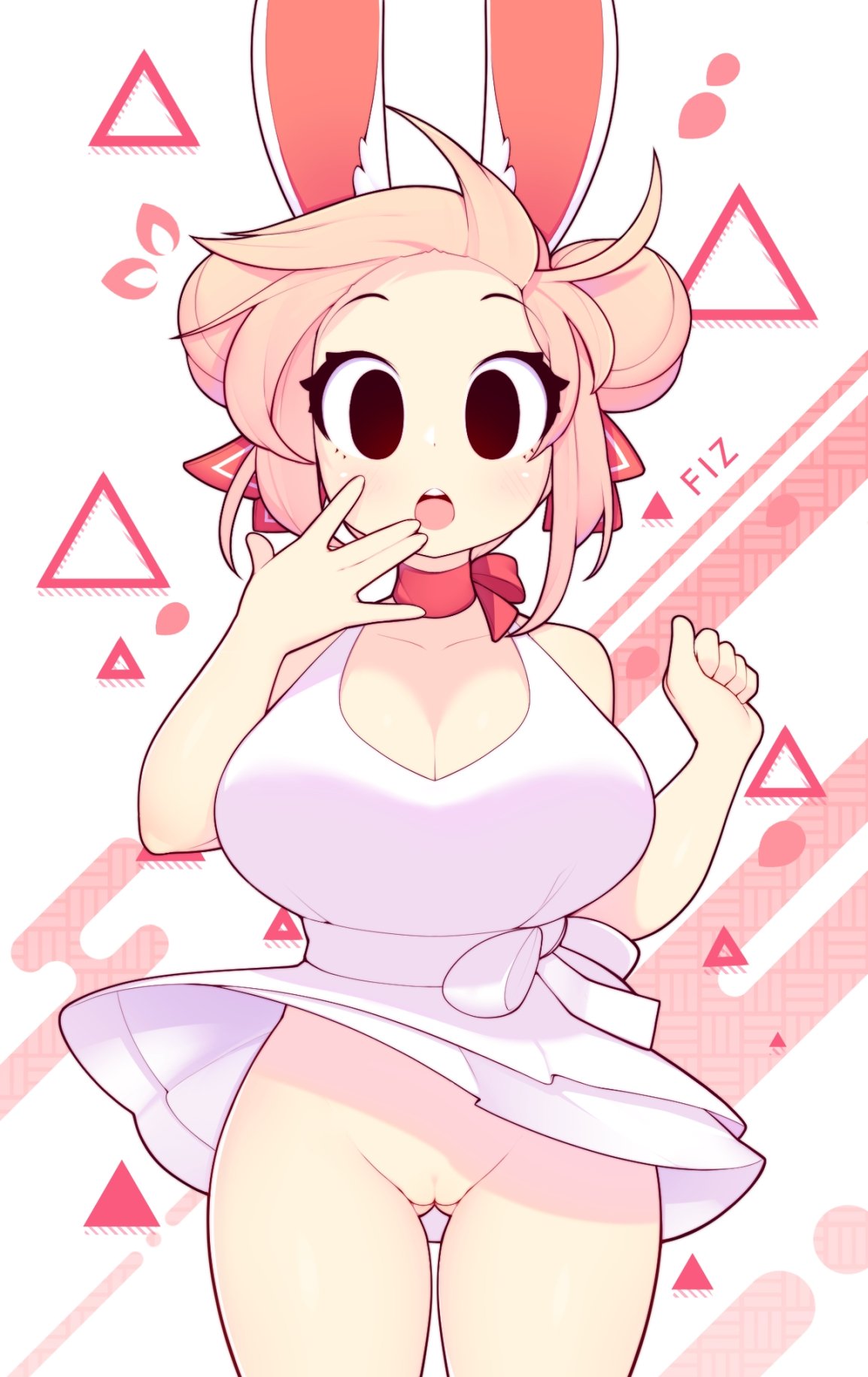 Хентай fizintine,Аниме,Большая жопа,Большие сиськи,трусики,кролик, rule34