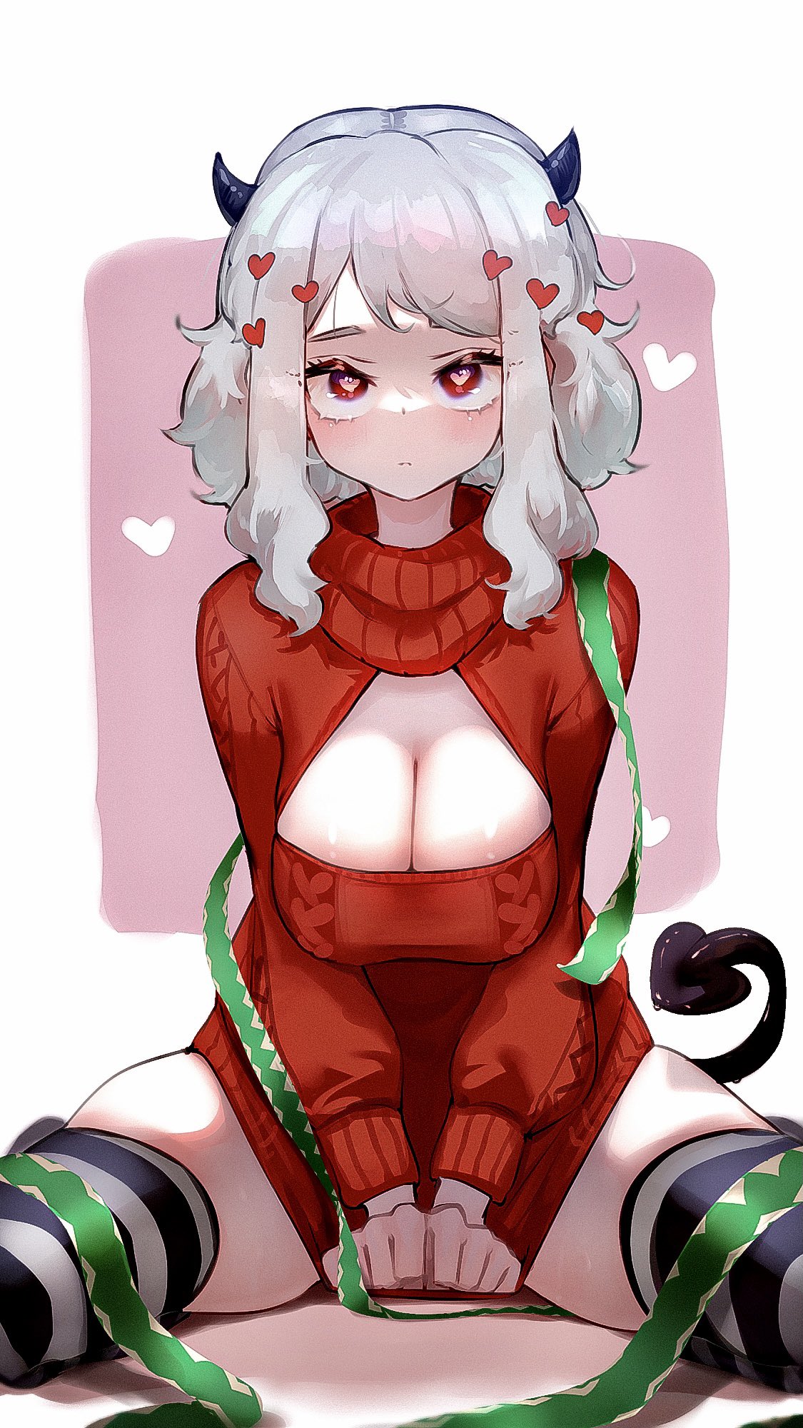 Хентай Hell taker,Большие сиськи,новый_год,чулки, rule34