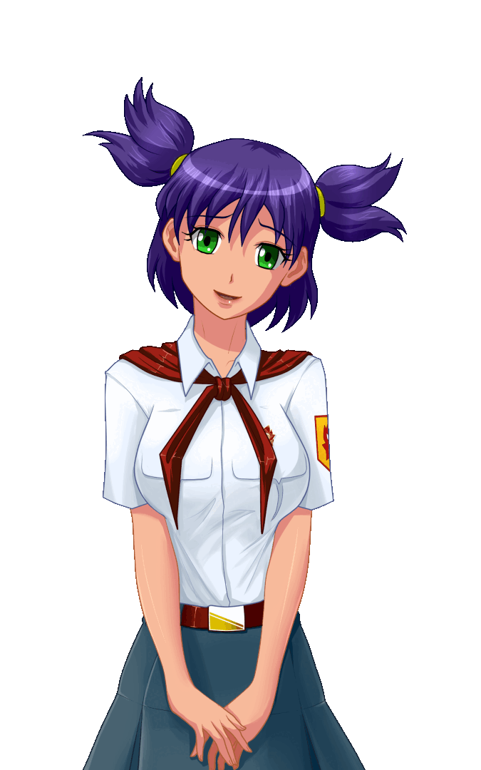 Хентай Gif,бесконечное_лето,Большие сиськи,в одежде,лена,нижнее бельё,трусики,юбочка, rule34