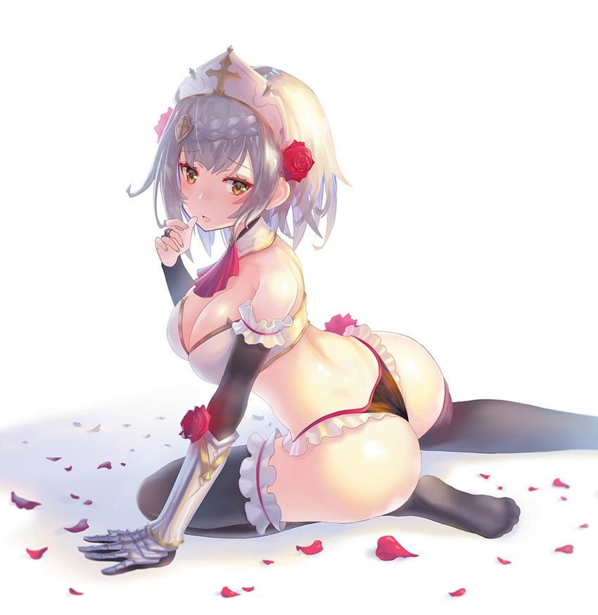 Хентай genshin impact,noelle,чулки,Большая жопа, rule34