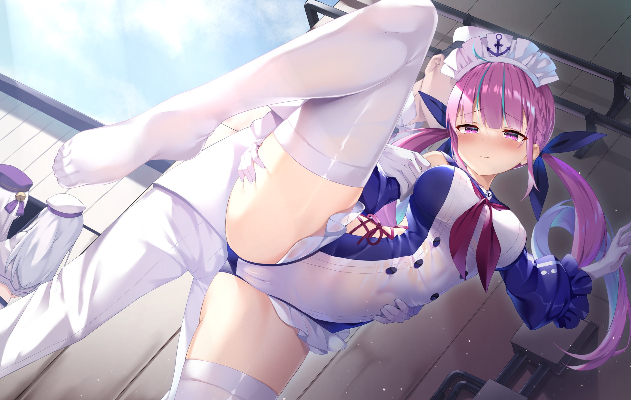 Хентай в одежде,чулки,azur lane, rule34