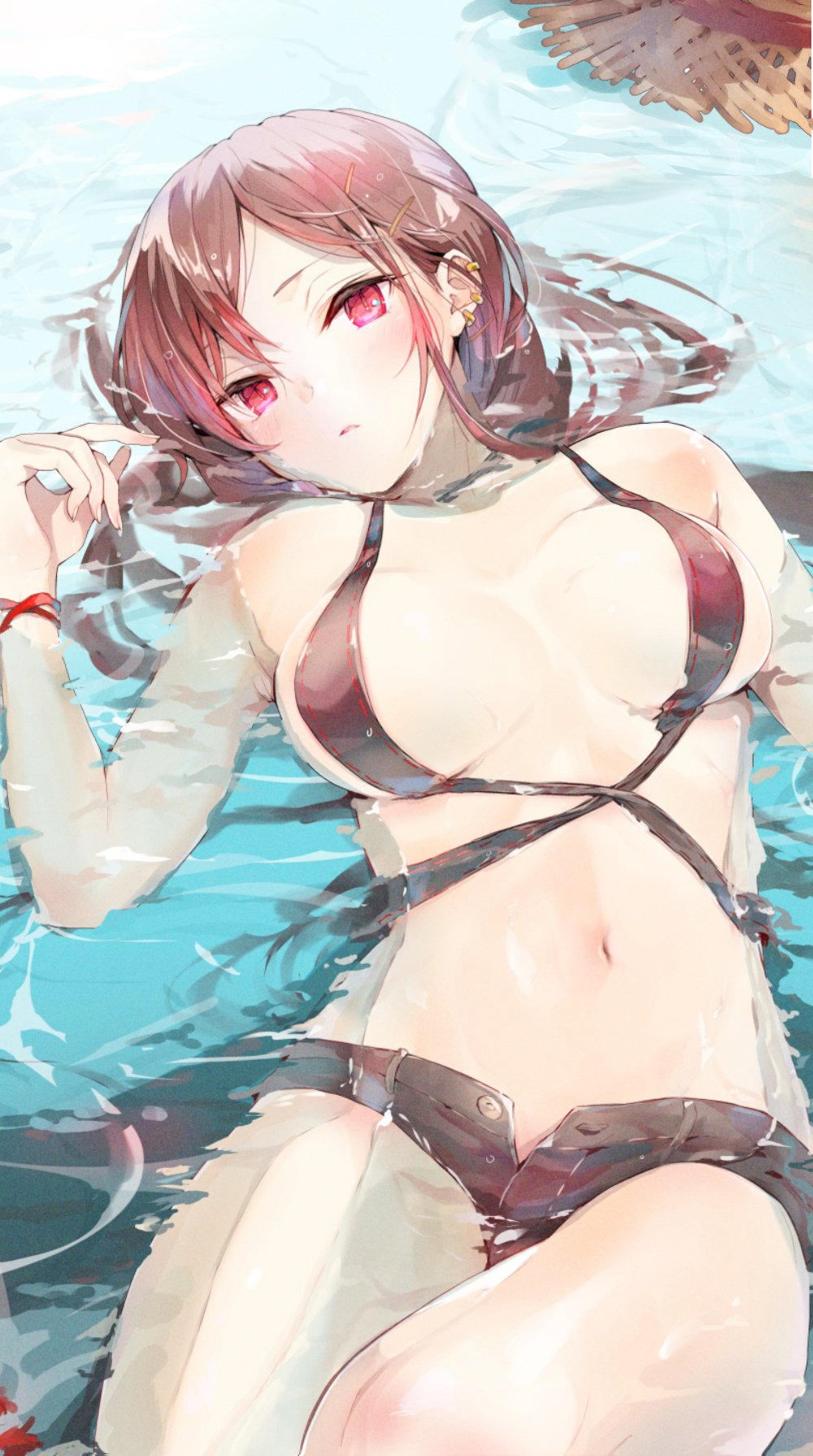 Хентай Большие сиськи,Аниме,аниме телка,бассейн, rule34