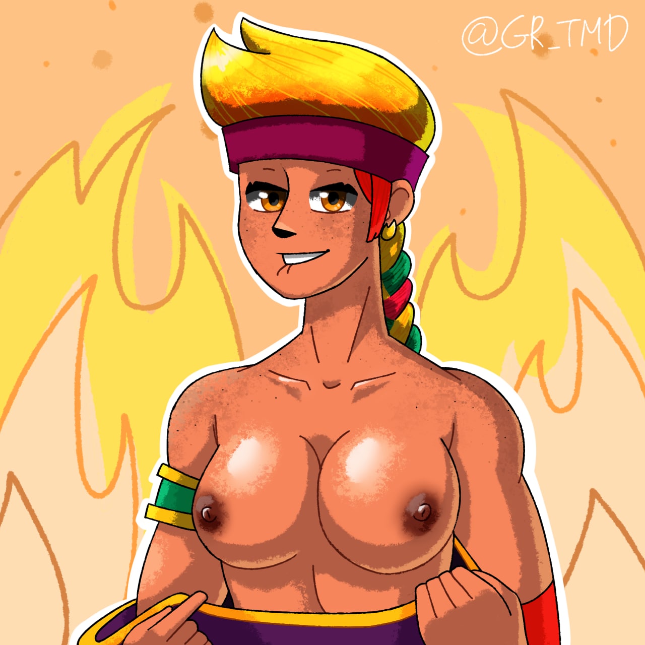 Хентай Большие сиськи,в одежде,2d,brawl stars,одна девочка,стоячие_соски,мулатка,мексико,эмбер__brawl_stars_, rule34