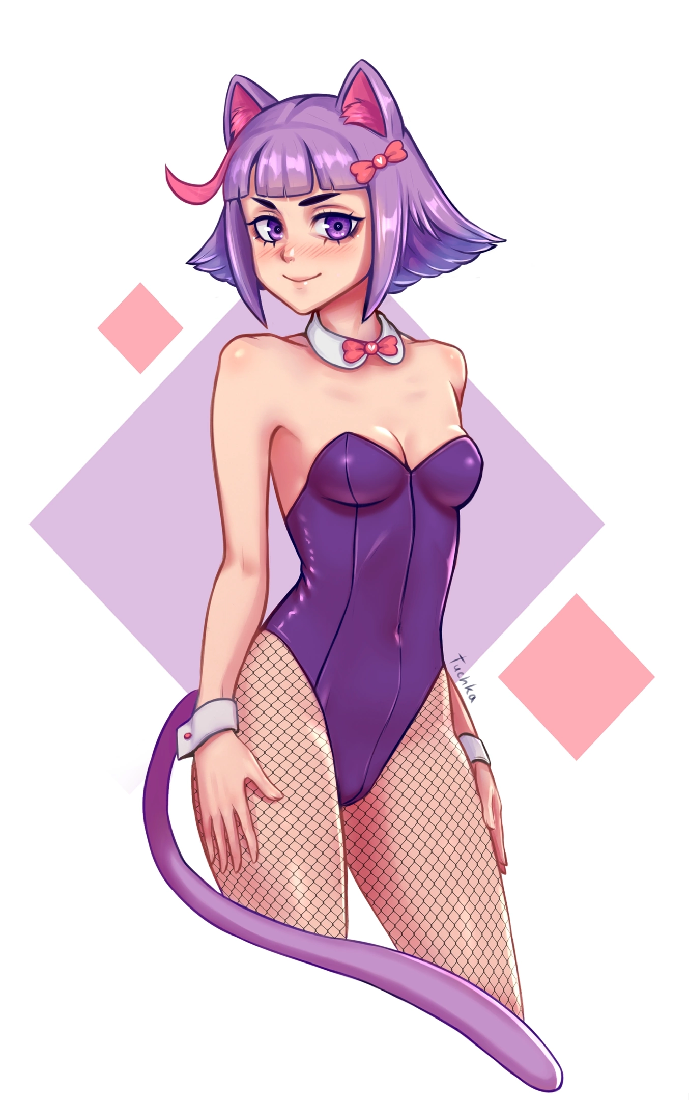 Хентай короткая стрижка,стикеры_вконтакте,масюня,фиолетовые волосы,bunsuit, rule34