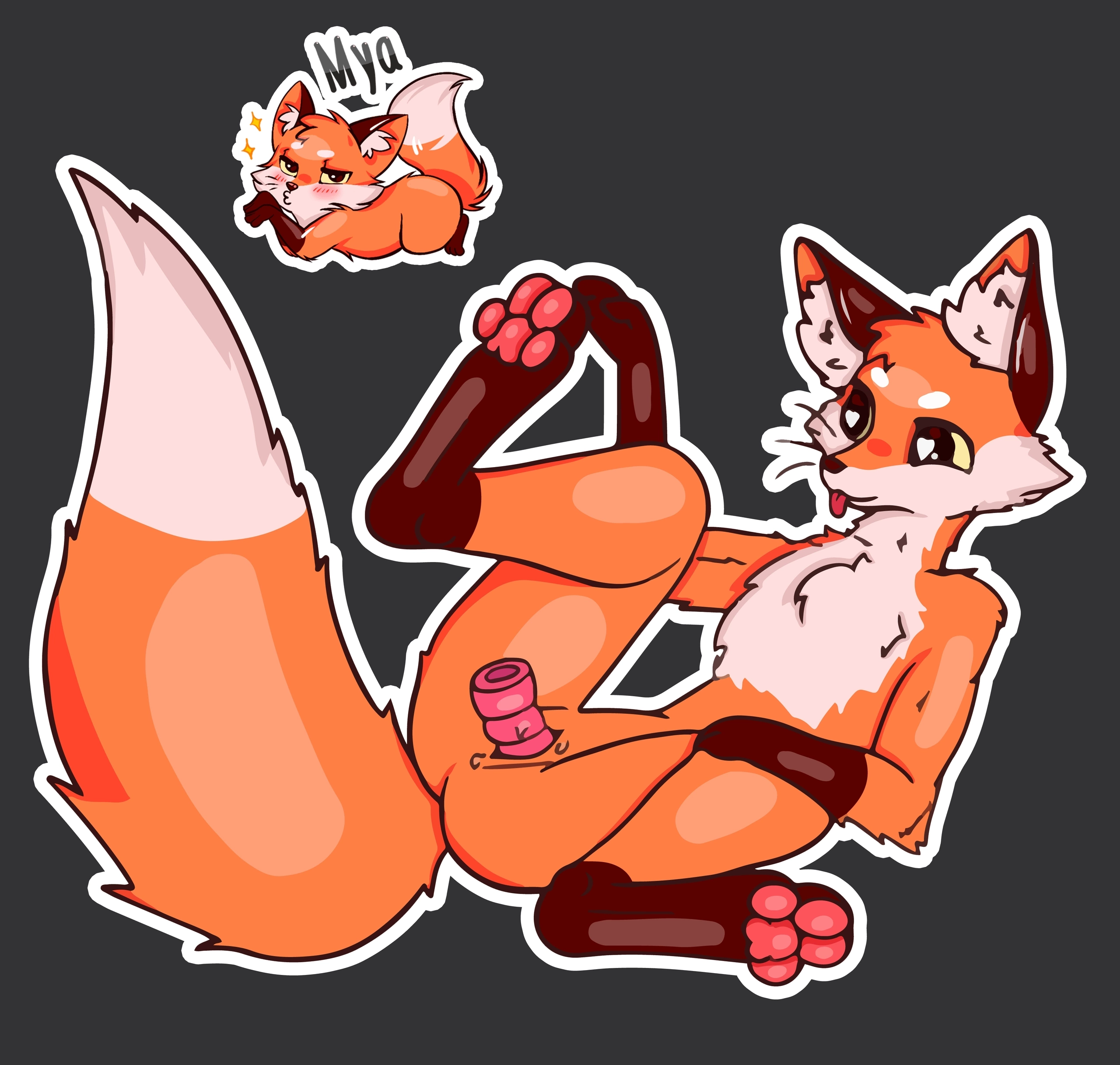 Хентай пизда,стикеры_вконтакте,хвост,вконтакте,дилдо,лиса,хвостик,лисичка,паппи,рыжая, rule34