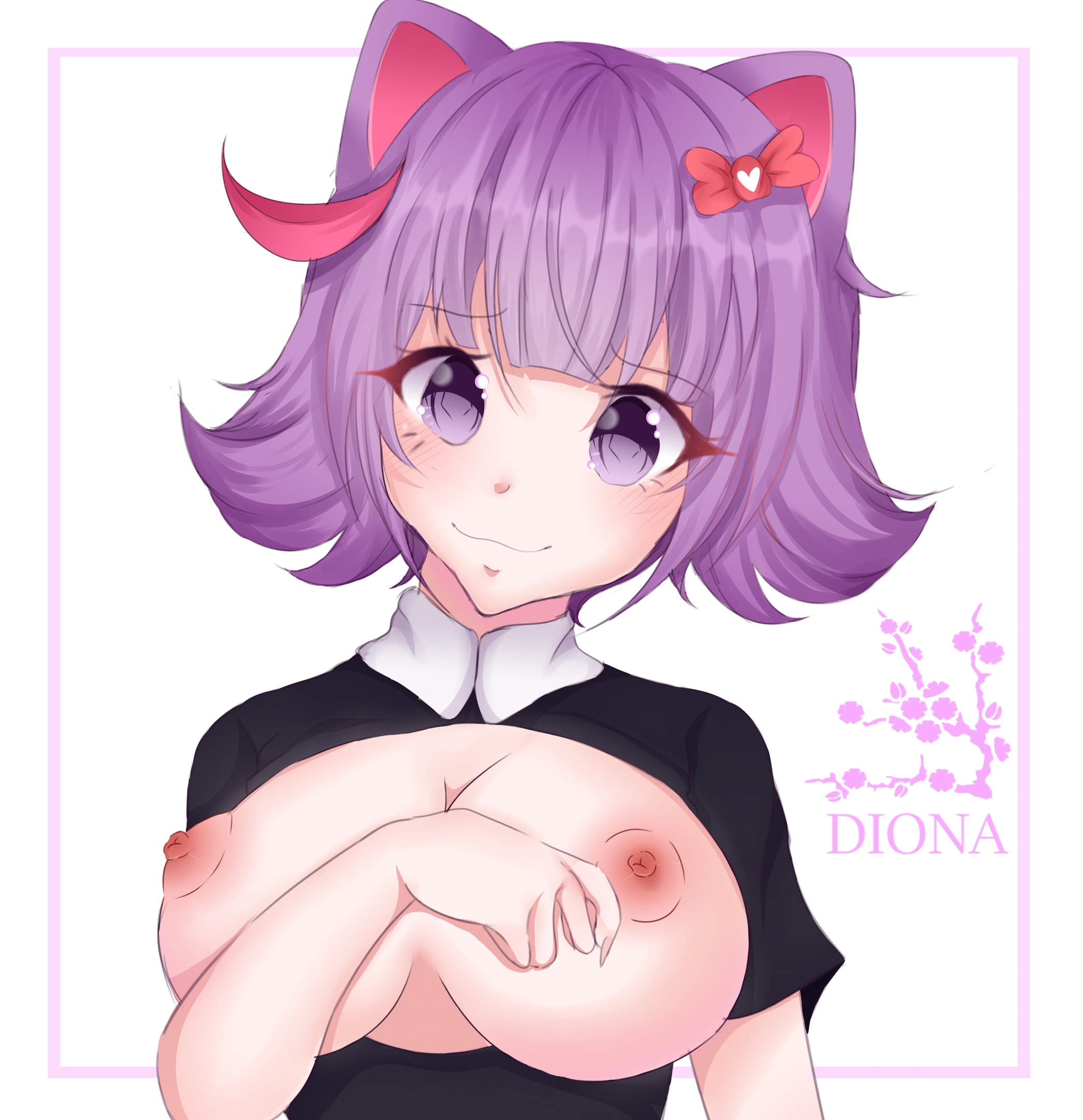 Хентай Большие сиськи,короткая стрижка,стикеры_вконтакте,масюня,фиолетовые волосы, rule34