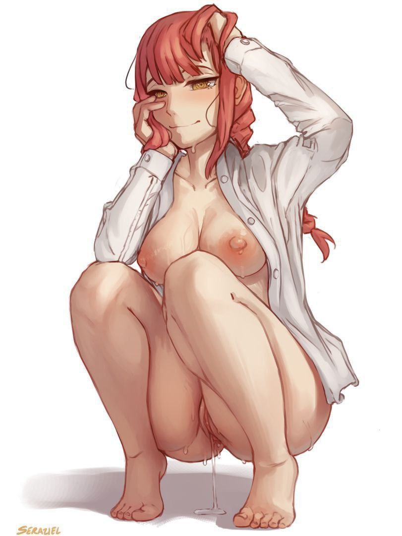 Хентай макима,человек_бензопила,chainsaw_man,пизда,Сперма,потекла,Большие сиськи, rule34