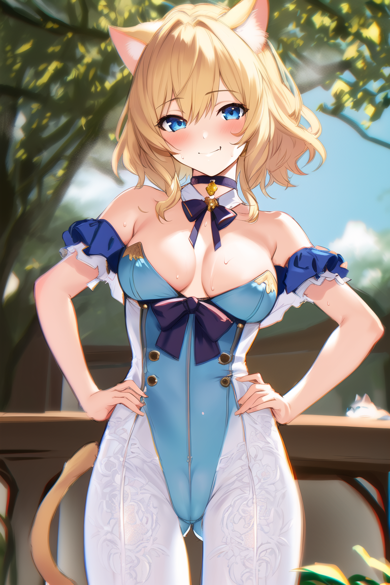 Хентай 2d,блондинка,в одежде,короткая стрижка,милая,неко,ножки,хвост,хвостик, rule34