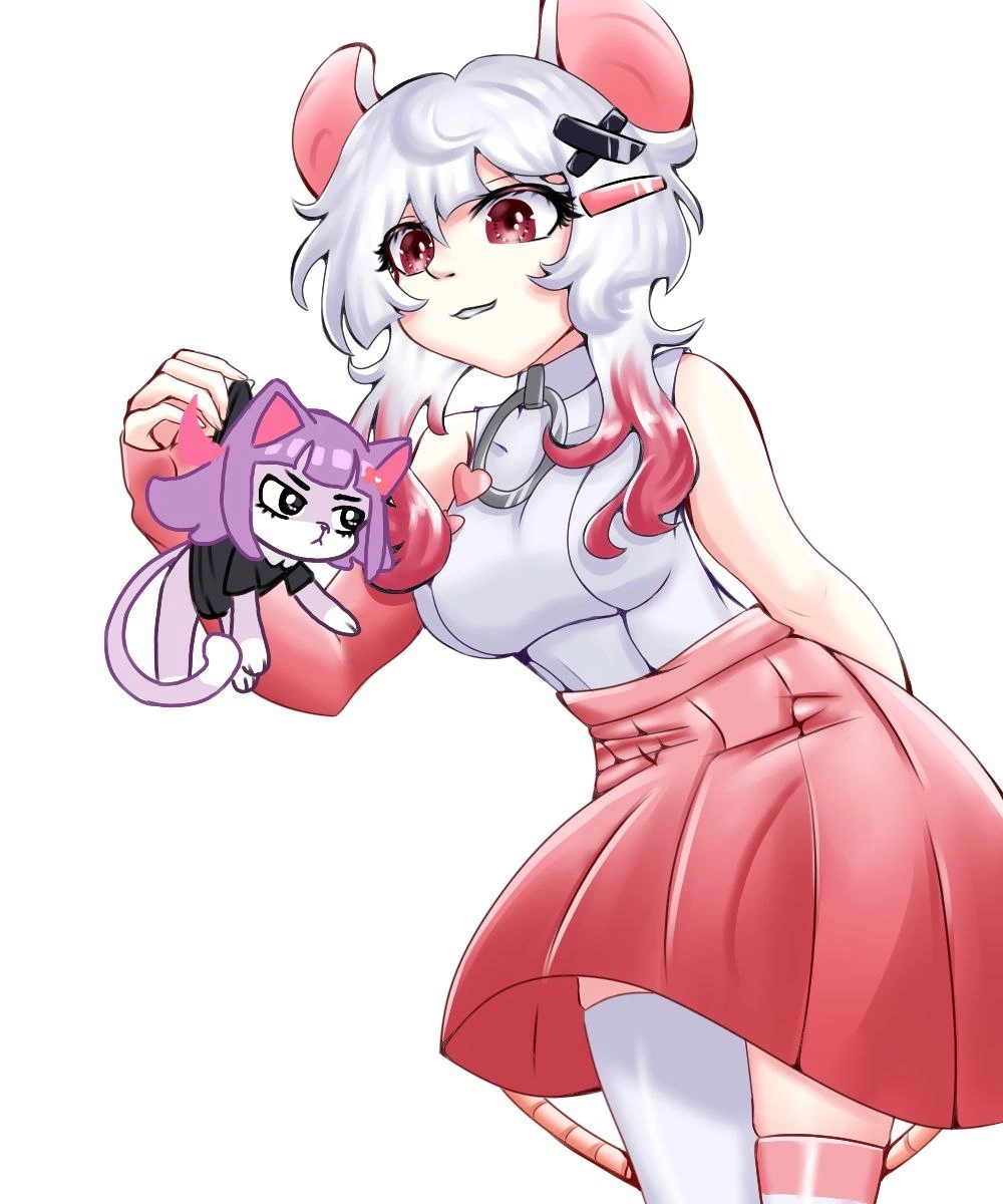 Хентай Большие сиськи,масюня,мауси,стикеры_вконтакте,чулки,юбочка,длинные волосы, rule34