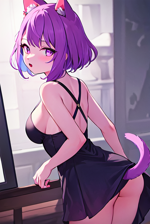 Хентай Большая жопа,стикеры_вконтакте,вид сзади,юбочка,масюня,нейросеть,stable_diffusion, rule34