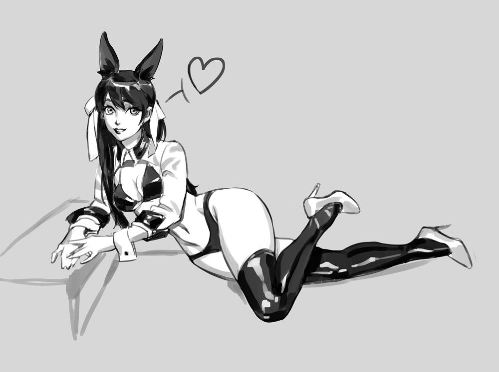 Хентай Большие сиськи,длинные волосы,полина_tiny_bunny,трусики,туфли,ушки,чб,чулки,tiny_bunny, rule34