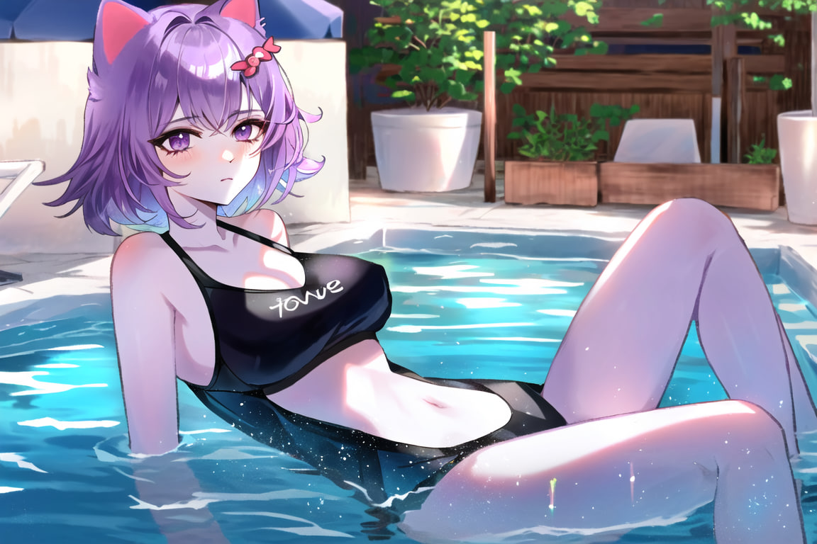 Хентай бассейн,короткая стрижка,купальники,масюня,нейросеть,стикеры_вконтакте,фиолетовые волосы,stable_diffusion,Большие сиськи, rule34