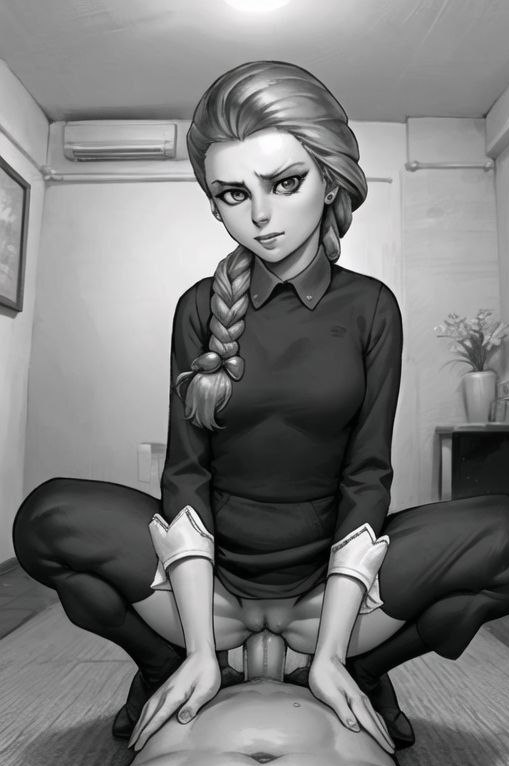 Хентай вагина,в одежде,катя_tiny_bunny,пизда,чб,чёрно_белое,член,tiny_bunny,нейросеть,stable_diffusion, rule34