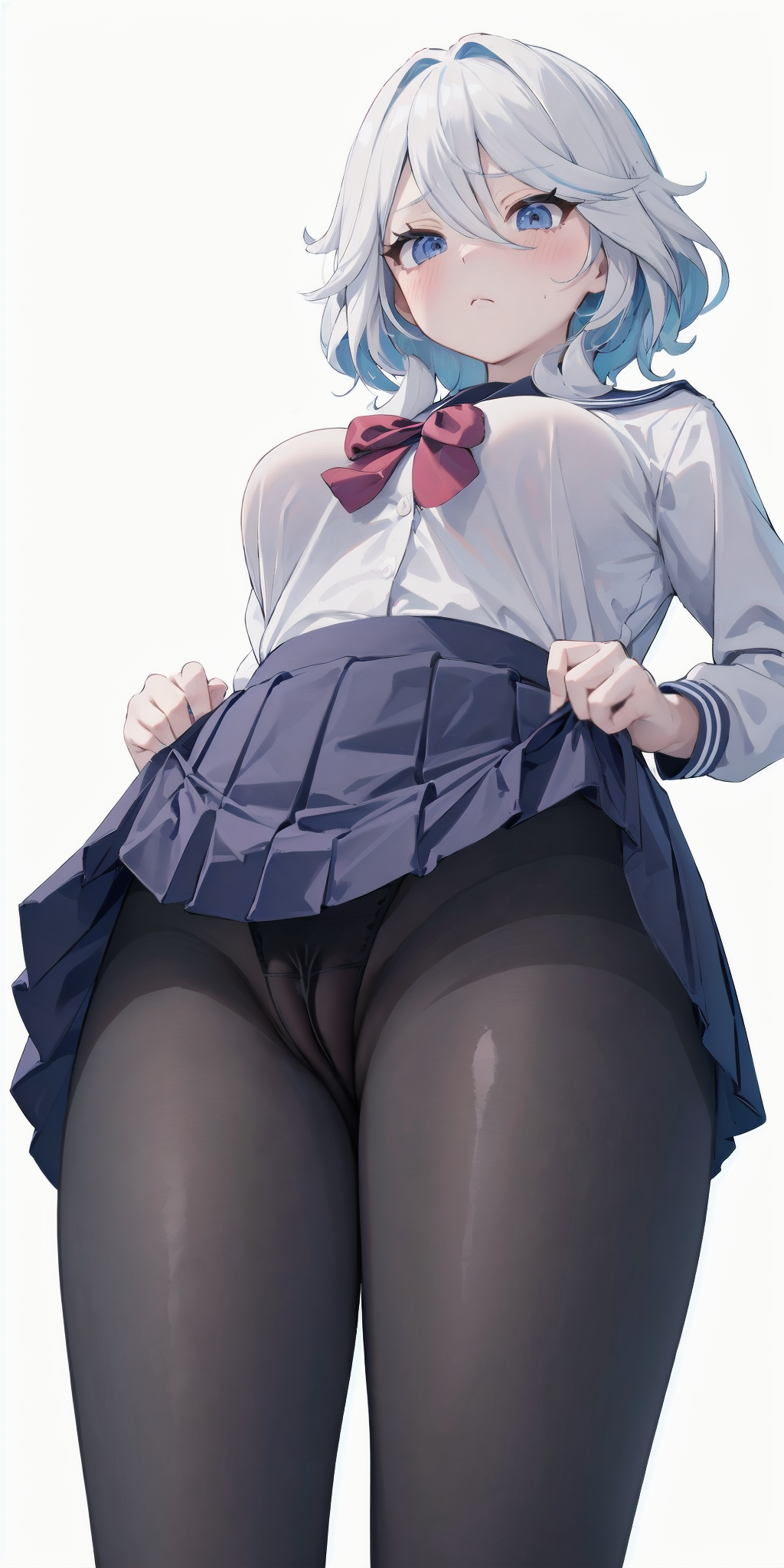 Хентай furina,genshin impact,юбочка,колготки,трусики,нейросеть,stable_diffusion, rule34