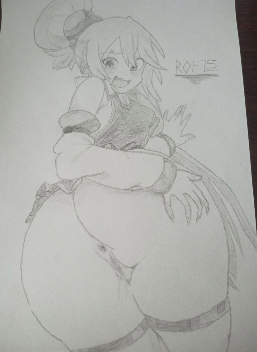 Хентай Аниме,пизда,вид сзади,анал,потекла,попка,пися,konosuba_aqua, rule34