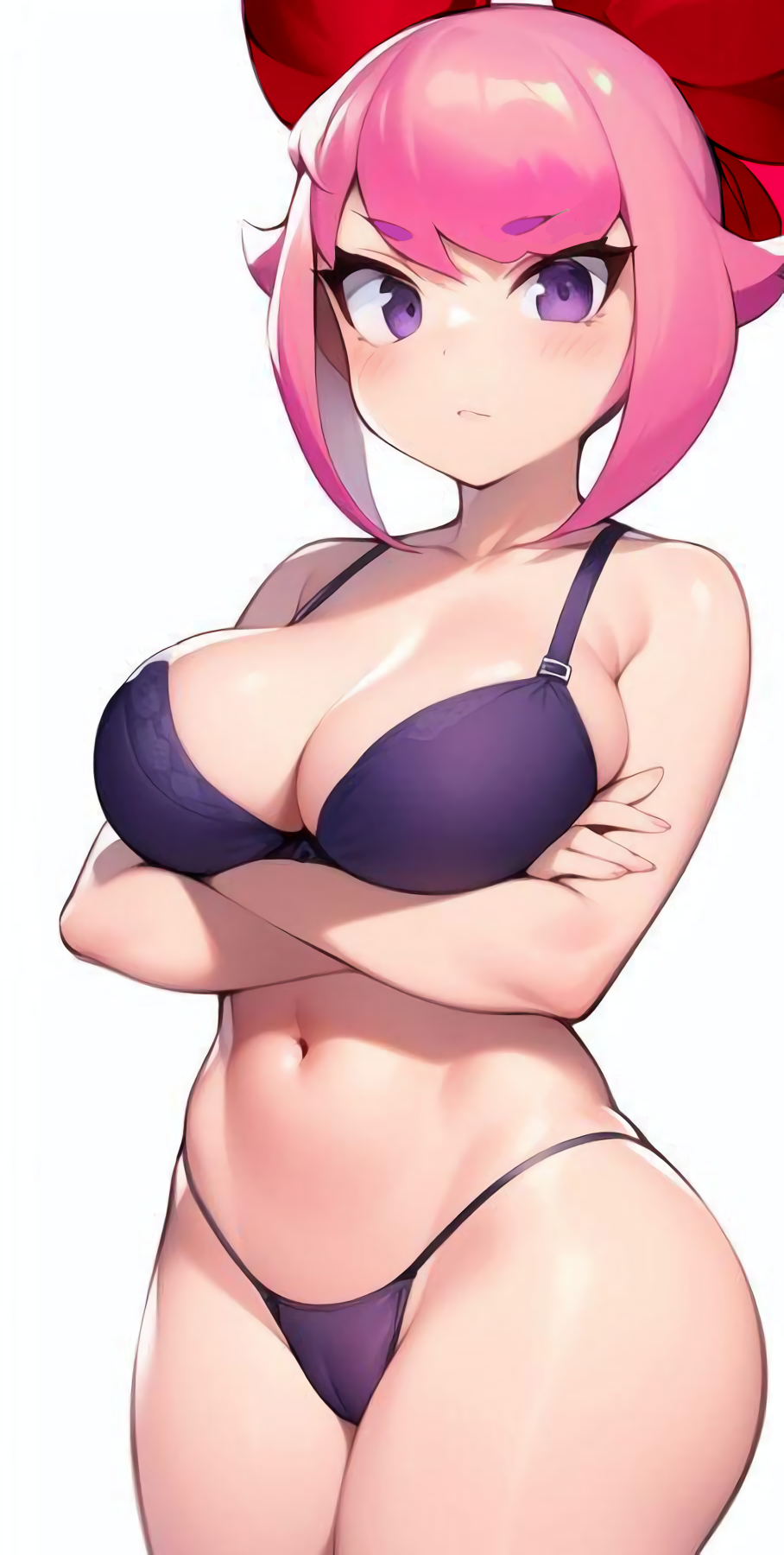 Хентай Большие сиськи,stable_diffusion,нейросеть,нижнее бельё,brawl stars,melodie_brawlstars, rule34