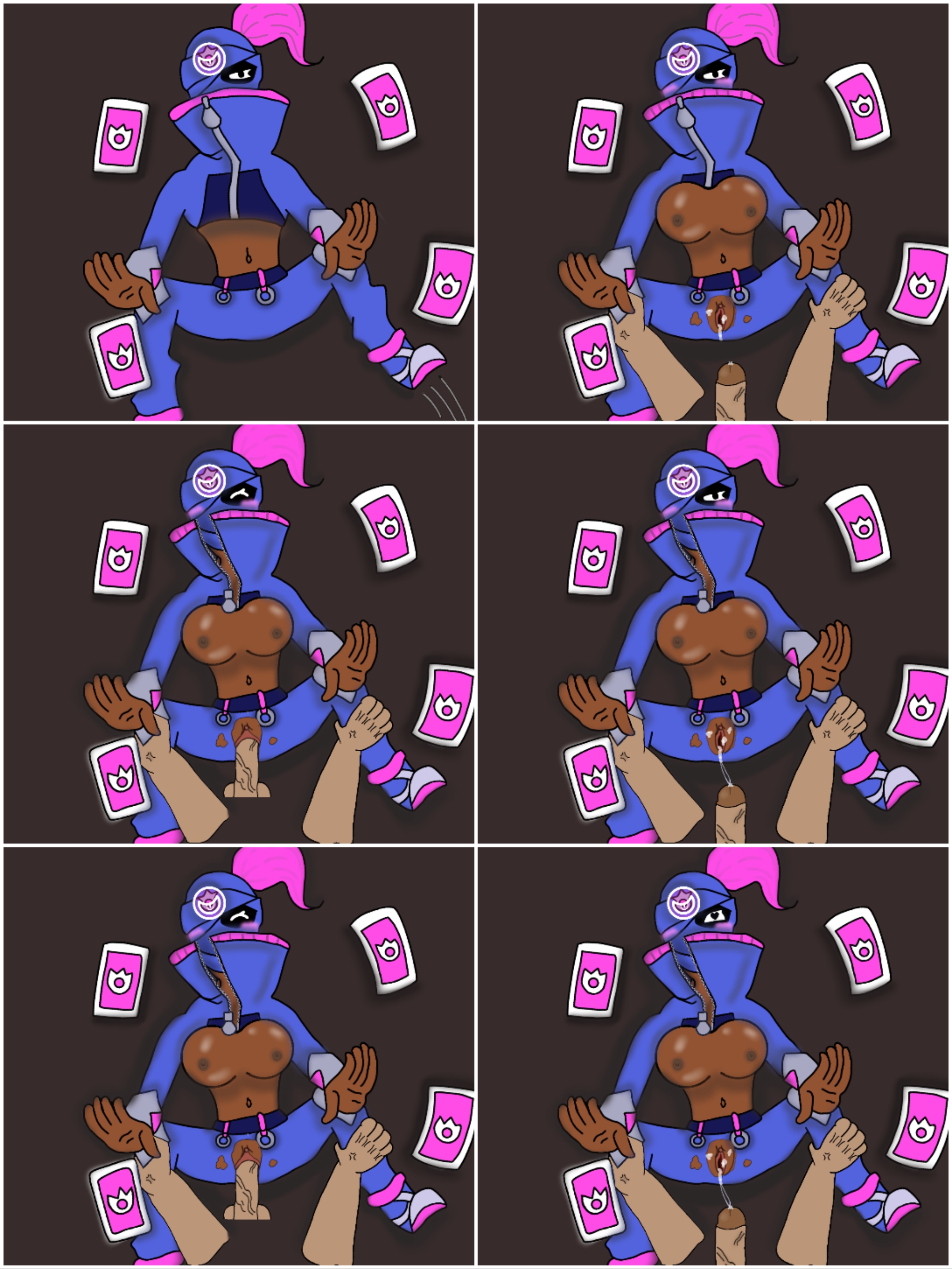 Хентай Большие сиськи,член,пизда,секс,brawl stars,животик,сочная_пися,tara, rule34