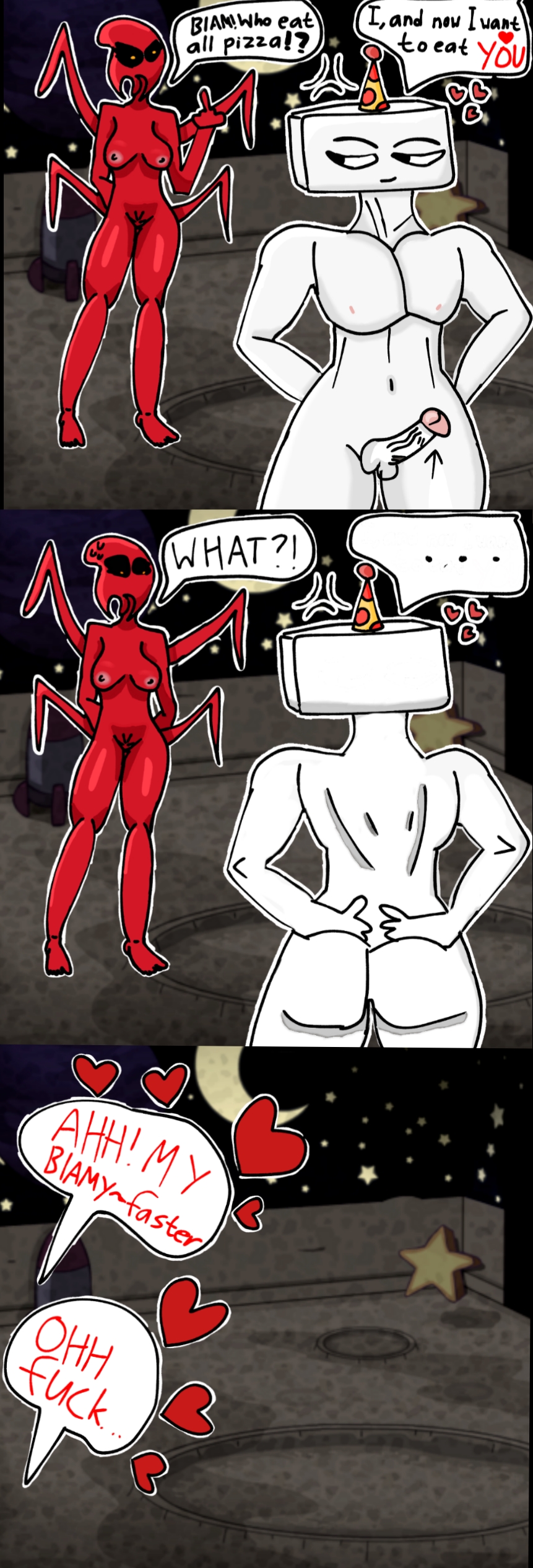 Хентай sex,onaf,blam,redman, rule34