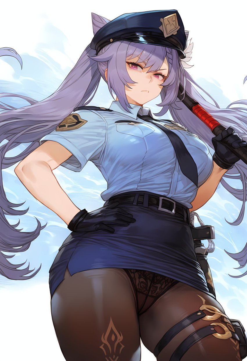 Хентай genshin impact,чулки,трусики,большие_ляжки,keqing, rule34