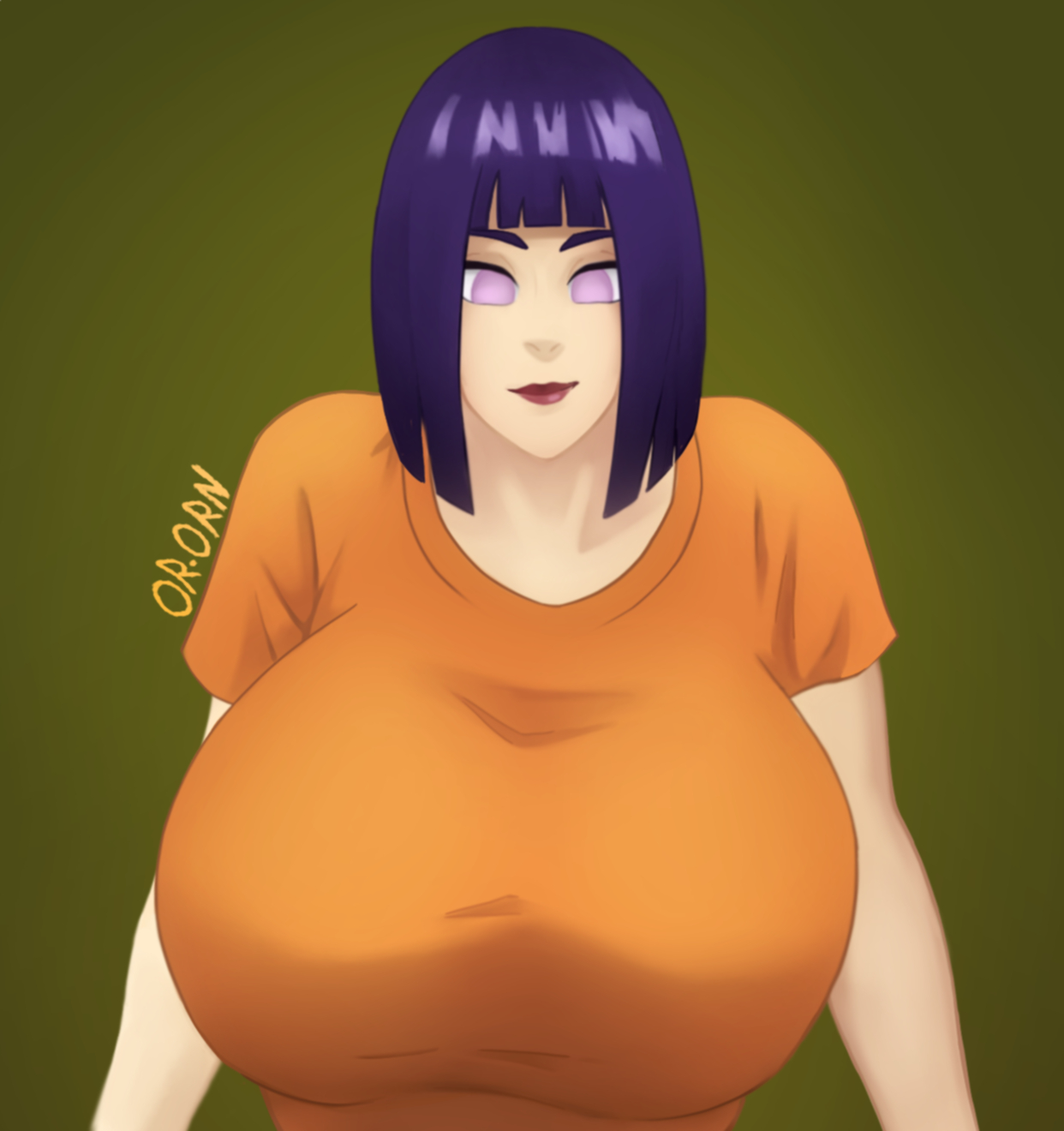 Хентай Большие сиськи,Аниме,2d,грудь,сиськи,аниме телка,милфа,1girl,соло,наруто,or_orn,milf,полуголая,хината,хинта_хьюга,пошлая,губы, rule34