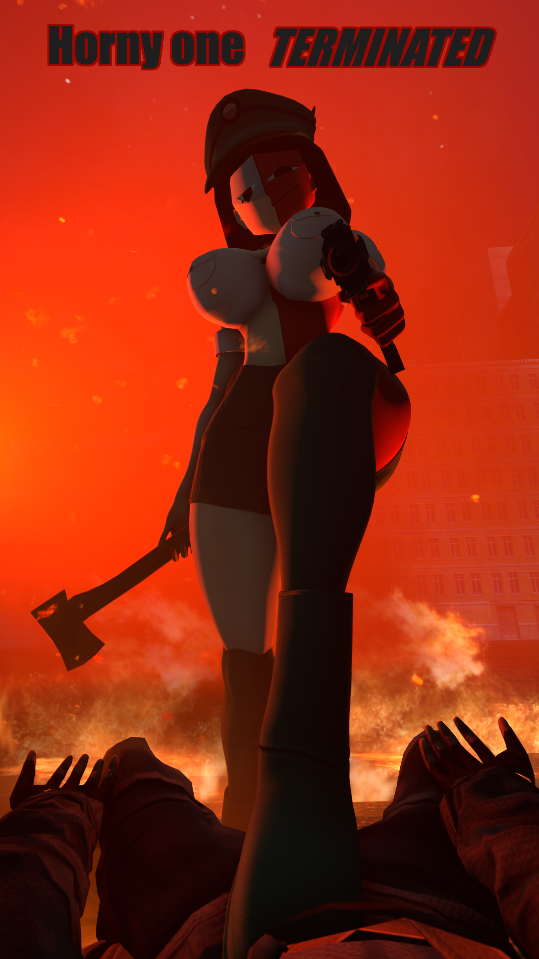 Хентай Большие сиськи,Большая жопа,1girl,большие_ляжки,3d,ena, rule34