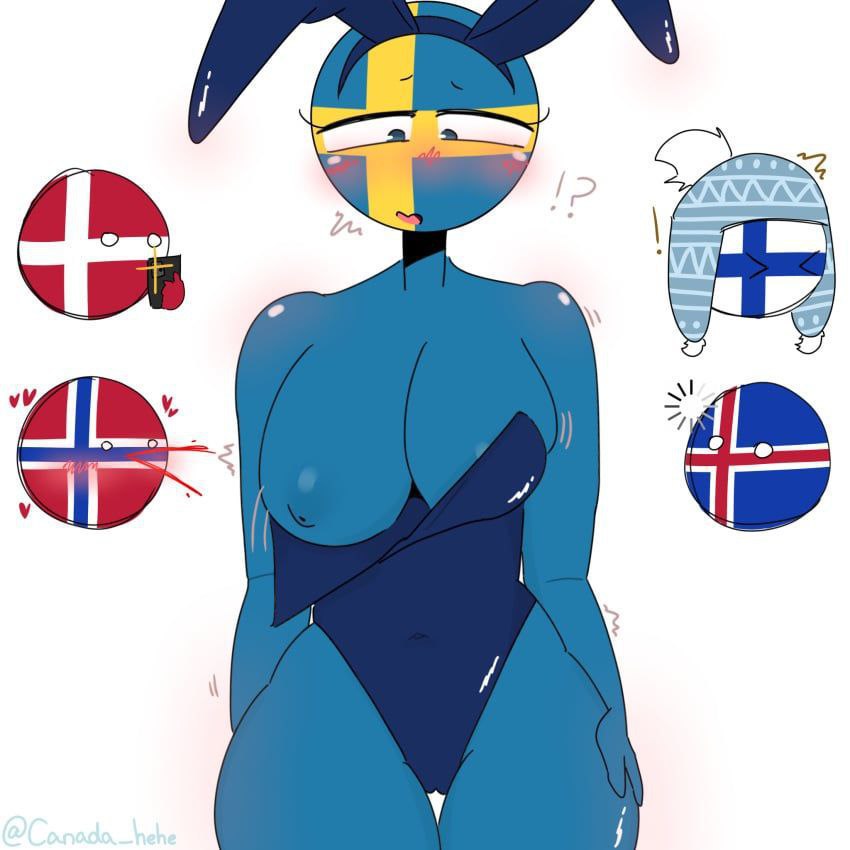 Хентай 1girl,countryhumans,sweden, rule34