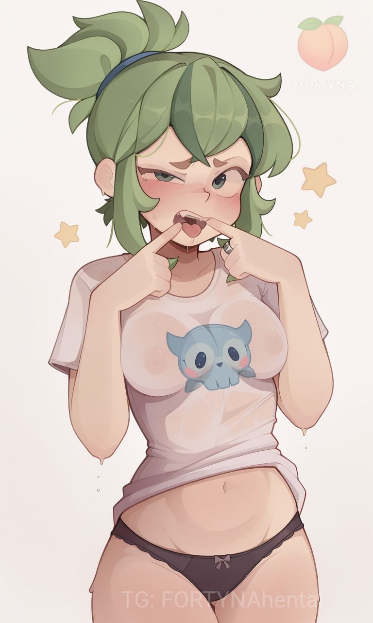 Хентай нейросеть,1girl,грудь,оригинальный_персонаж,зелёные волосы,original_character, rule34