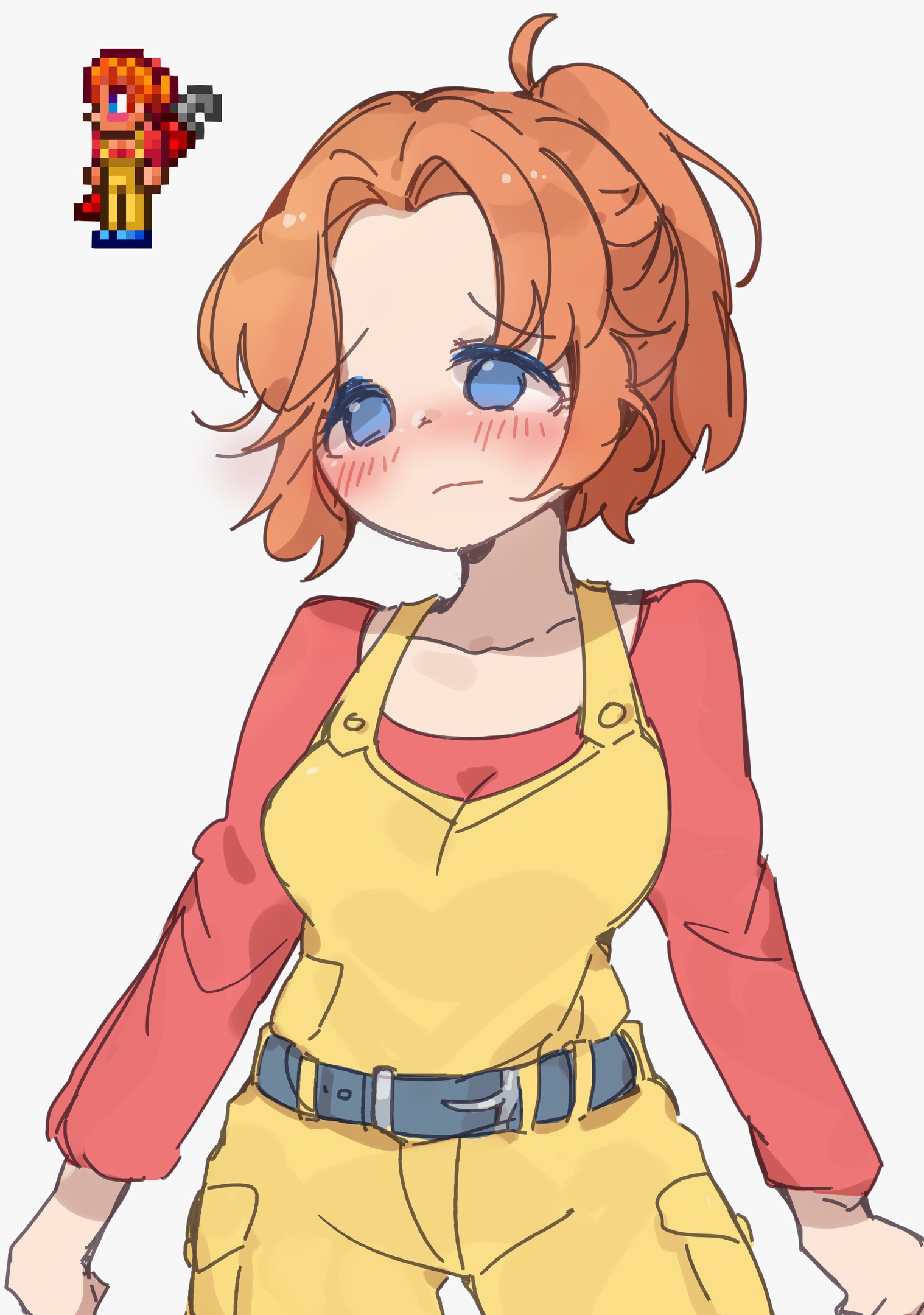 Хентай в одежде,террария,милая, rule34