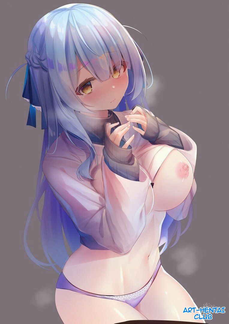 Хентай Большие сиськи,Аниме,милая,в одежде, rule34