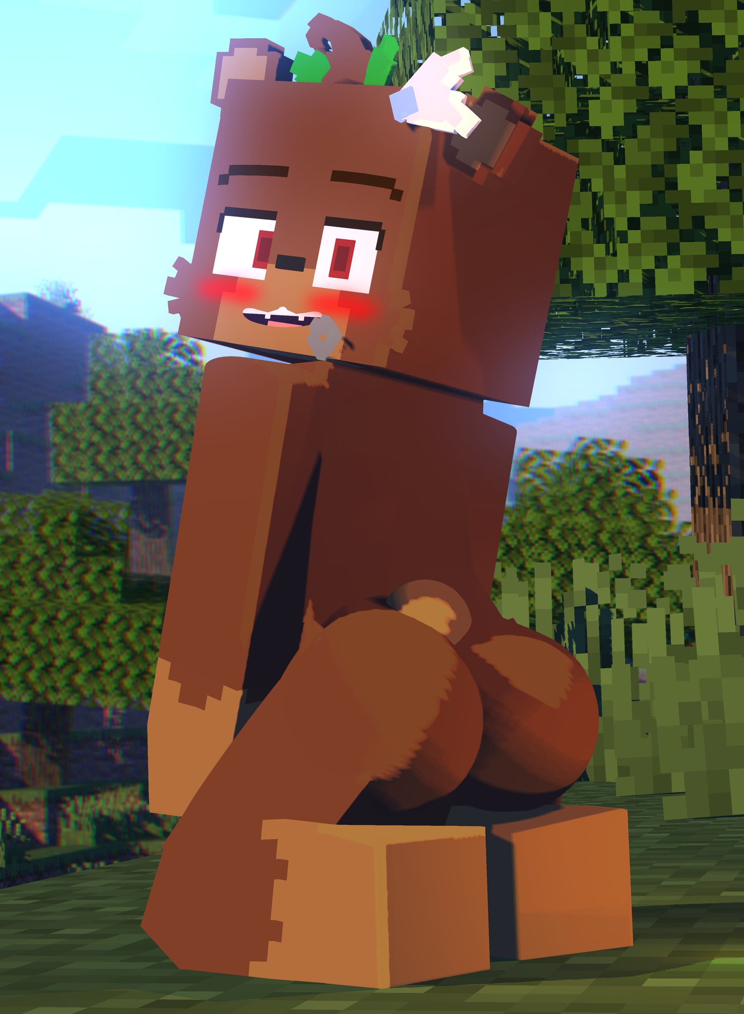 Хентай Большая жопа,Minecraft,3d,bia,плюшевый мишка,slipperyt, rule34