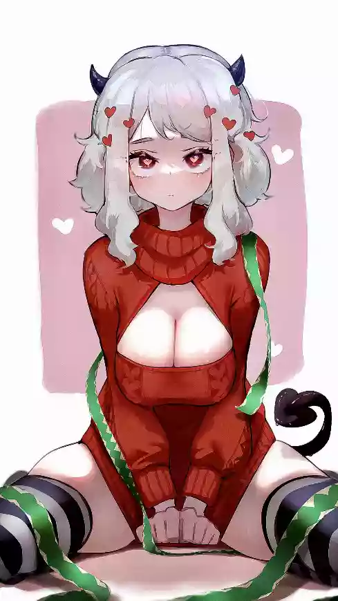 Hell taker,Большие сиськи,новый_год,чулки,