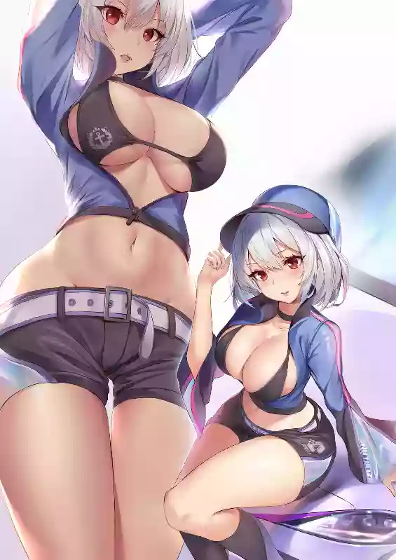 Большие сиськи,Большая жопа,в одежде,azur lane,sirius,pdxen,