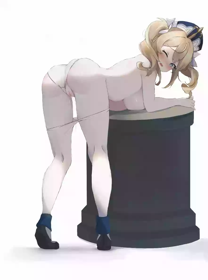 genshin impact,трусики,колготки,потекла,barbara,