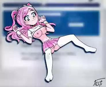 маленькие сиськи,2d,розовые волосы,альтушка_для_скуфа,