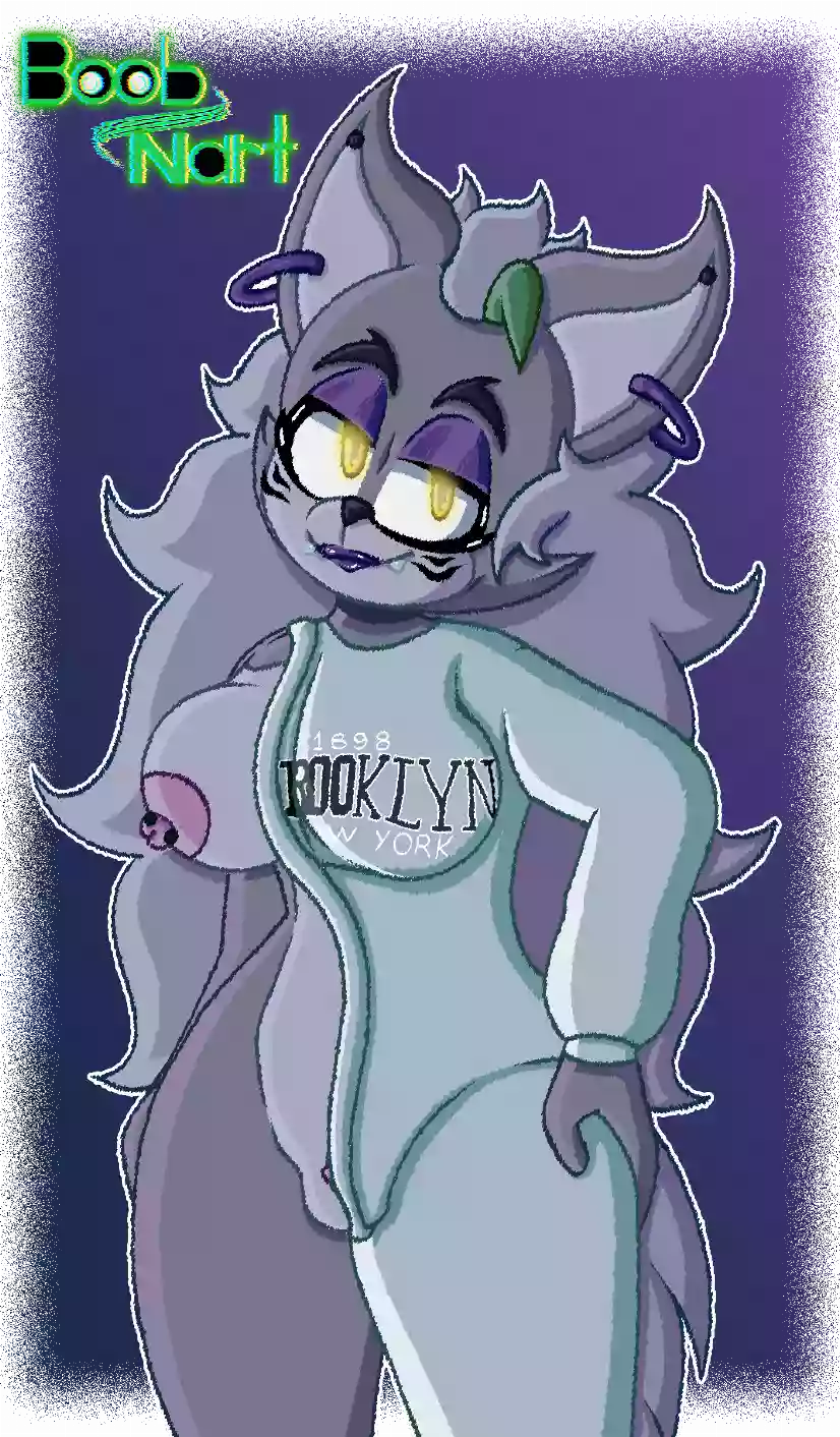 1girl,half_dressed,roxanne_wolf__fnaf_,